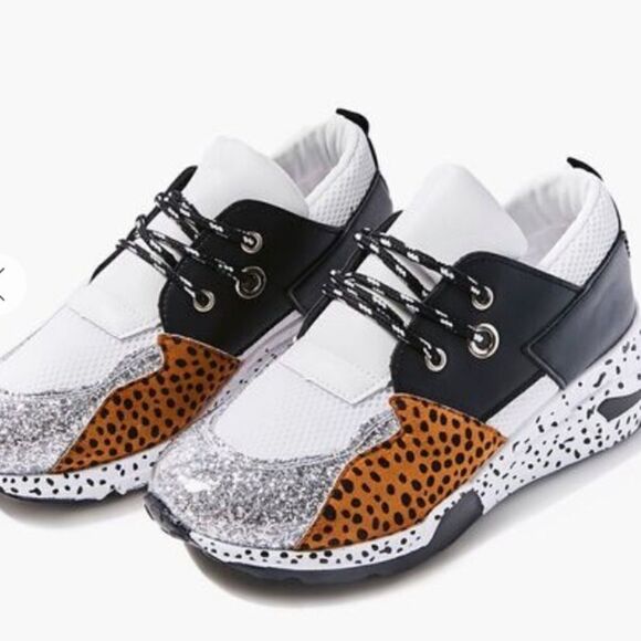 Cheetah Print Sneakers - Picture 3 of 4